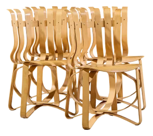 Knoll Mid Century Hat Trick Chairs - Set of 4