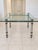 1960's Maison Jansen Steel and Brass Dining Table For Sale - Image 10 of 10