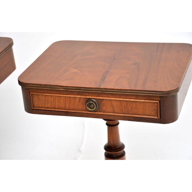 Antique Regency Side Tables, 1950s, Set of 2 For Sale - Image 10 of 13