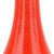 Mid 20th Century Vintage Murano Fratelli Toso Red Orange Gold Flecks Italian Art Glass Squared Bottle Flower Vase For Sale - Image 5 of 9
