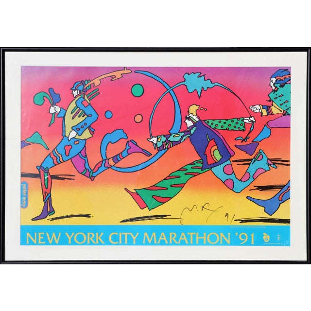 1991 Technicolor New York City Marathon Original Poster by