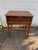 Victorian Antique Victorian Style Burled Wood Spool Table For Sale - Image 3 of 14