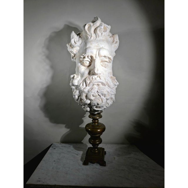 19th Century Grand Sculpture of Zeus, 1880s For Sale - Image 10 of 18
