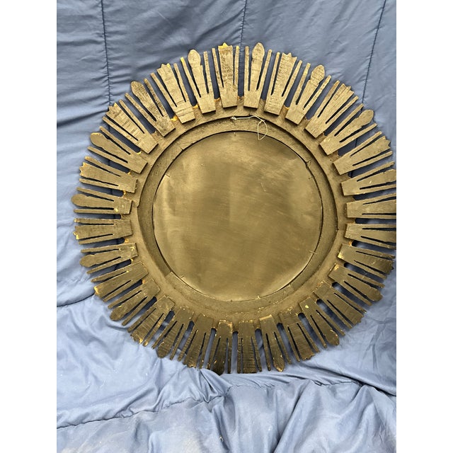 Set of 4, Sunburst Mirrors 28 to 36 Inches For Sale - Image 9 of 11