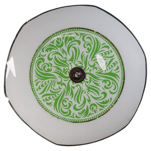 Mid-Century Modern Glass Wall Light, 1950s For Sale - Image 9 of 9