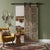 Mid-Century Modern Mid Century Floral Carved Double Doors – Rustic Modern Solid Wood Doors80x28 For Sale - Image 3 of 5