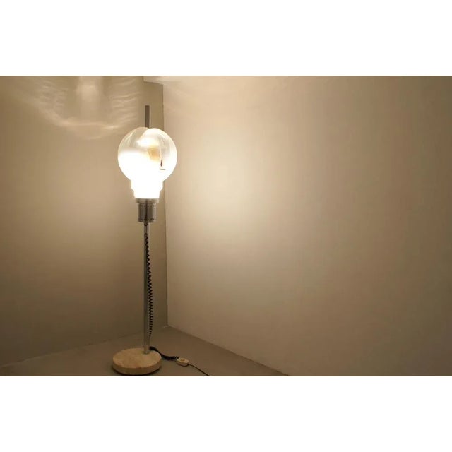 Mid-Century Modern Floor Lamp attributed to Toni Zuccheri, 1970s For Sale - Image 3 of 7