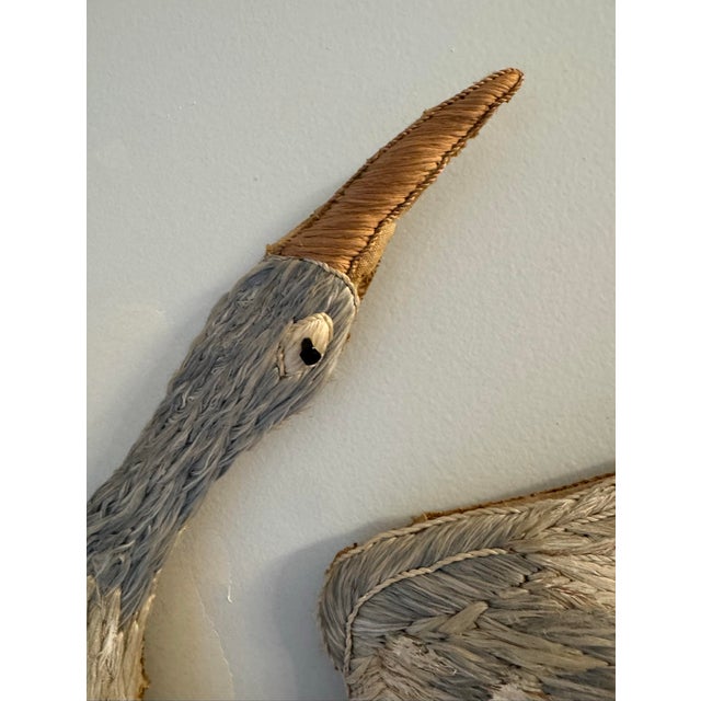Striking vintage fiber art wall sculpture by Don Freedman for Interlude Inc., dated 1991. This sculptural composition...