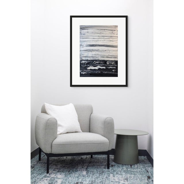 Abstract Emotional Topography (No. 2) | Original Abstract Landscape Oil Painting by Diane Grant — Unframed For Sale - Image 3 of 5