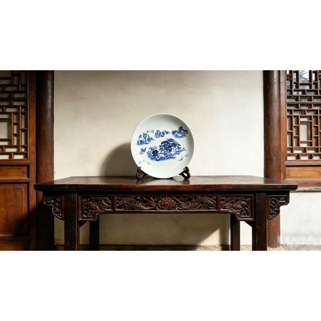 W-21cm,H-2.5cm Experience the beauty and elegance of Chinese history with our Chinese Vintage Porcelain Handcrafted with...