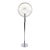 Space Age Modern Chrome and Acrylic Floor Lamp For Sale
