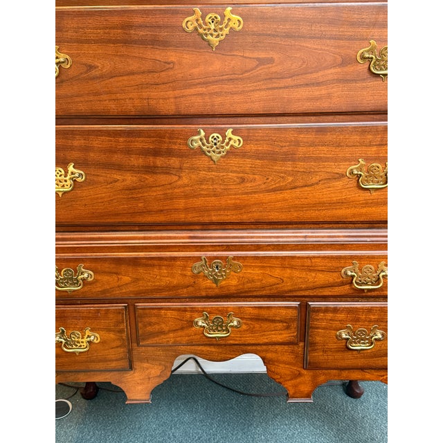 Late 20th Century Kindel Furniture High Boy Dresser For Sale - Image 12 of 14