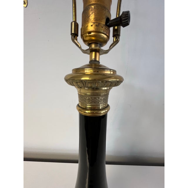 Vintage Neoclassical Porcelain Lamp For Sale In New York - Image 6 of 6