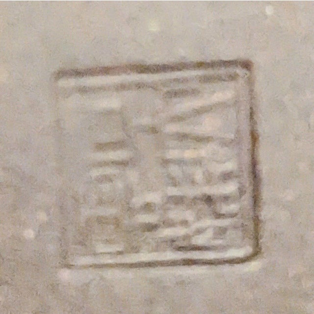 1970s Yixing Teapot Chinese Unglazed With Bamboo Motif Handmade Zisha Clay Artist Signed For Sale - Image 10 of 12