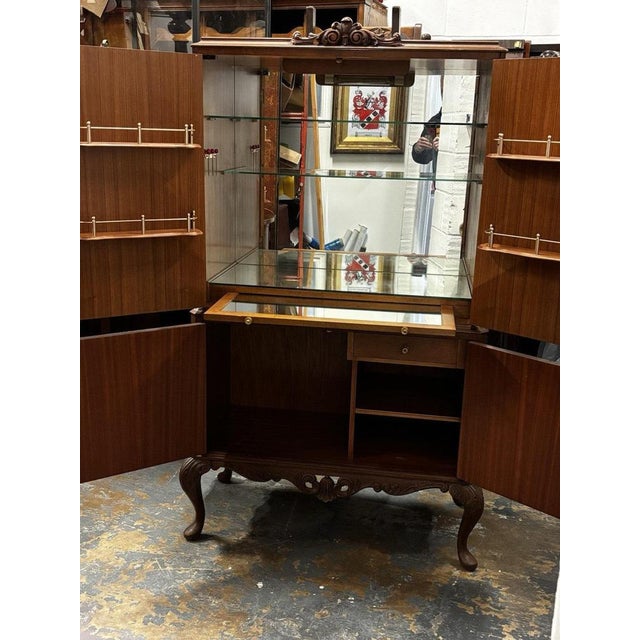 Cocktail Cabinet in Burr Walnut For Sale - Image 17 of 18