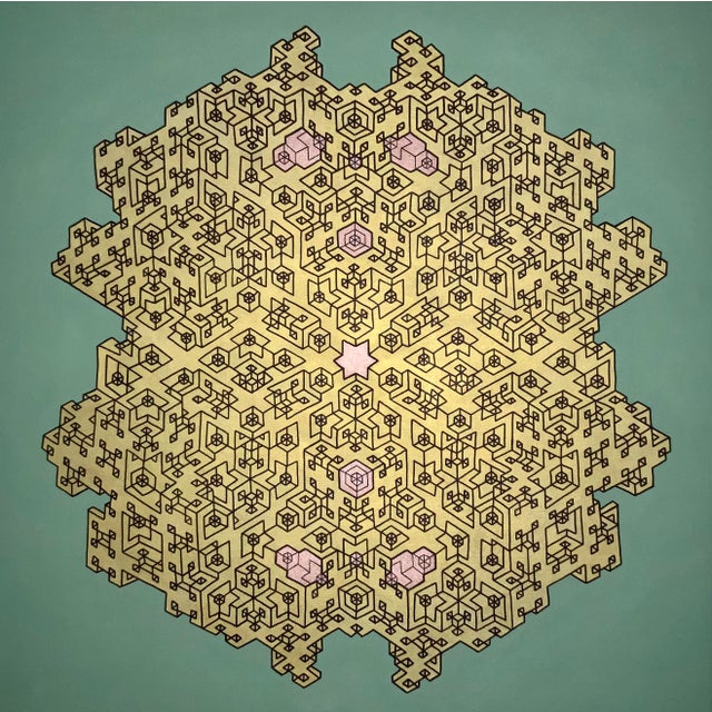 Origami Inspired Optical Illusions: The Exposed Naturally Occurring Facial Dimensions are organic to the mathematically...