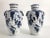 Chinoiserie Antique Chinoiserie Flow Blue Porcelain Vases - a Pair For Sale - Image 3 of 12