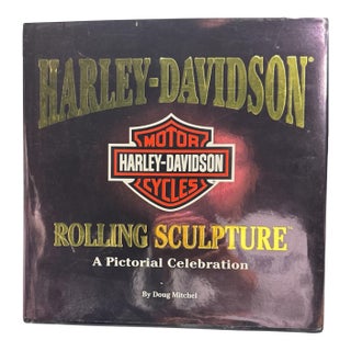 Vintage 1998 Harley-Davidson Rolling Sculpture Coffee Table Book by Doug Mitchel For Sale