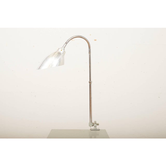 Clamp Lamp in Metal Bracket with Adjusting Screws For Sale - Image 11 of 13