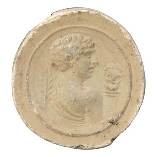 19th Century Neoclassical Cameo Intaglio in Biscuit, Italy For Sale