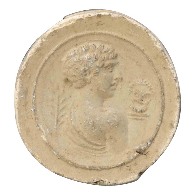 19th Century Neoclassical Cameo Intaglio in Biscuit, Italy For Sale