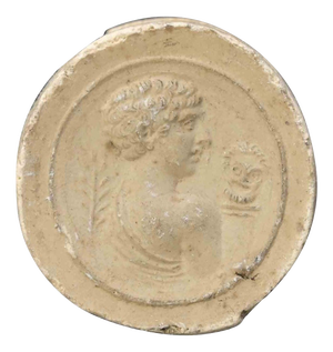19th Century Neoclassical Cameo Intaglio in Biscuit, Italy