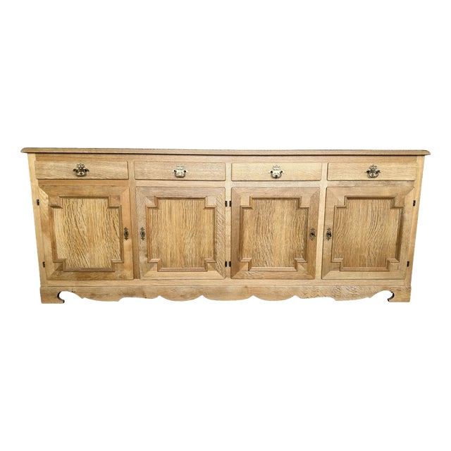 Mid-Century Modern Oak Sideboard from Hundstrup Møbelfabrik, 1970s For Sale