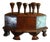 1960s Carved Indian Compartmented Betel Box For Sale
