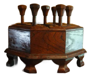 1960s Carved Indian Compartmented Betel Box