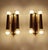 Vintage Space Age Brass Sconces, 1970s, Set of 2 For Sale - Image 6 of 18