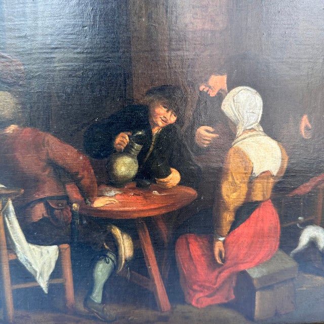 Dutch School, Genre Scene, 1800s, Oil on Board For Sale - Image 10 of 18