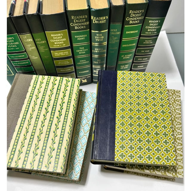 Paper Green Decorative Books for Staging Library - Set of 22 For Sale - Image 7 of 9