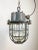 Industrial Grey Cast Iron Cage Pendant Light, 1960s For Sale - Image 14 of 14