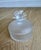 Glass Limited Edition 1975 Lalique for Nina Ricci L’Air Du Temps Frosted Crystal Powder Box, Numbered D-471 For Sale - Image 7 of 9