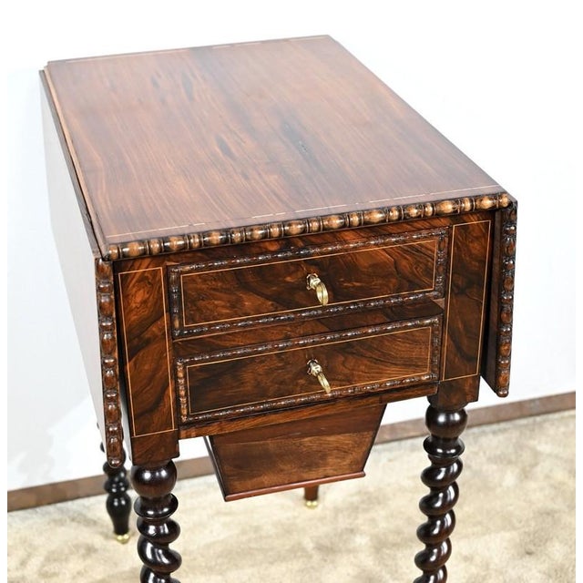Small Restauration Living Room Table, Early 19th Century For Sale - Image 9 of 18