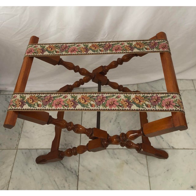 1950’s Maple Folding Luggage Rack Chairish