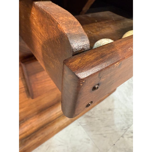 Chestnut Foosball Table by Lux-Foot. France 1950/60 For Sale - Image 8 of 10