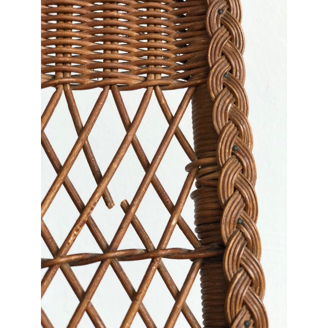 Vintage Rattan Chair by R. Wengler, Copenhagen For Sale - Image 13 of 13