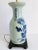 Late 19th Century Antique 19th Century Chinese Celadon & Blue Table Lamp For Sale - Image 5 of 12