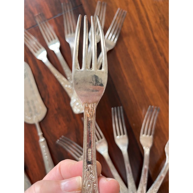 800 Silver Cutlery Set, 1920s, Set of 51, in Very Good conditions. Designed 1920 to 1949