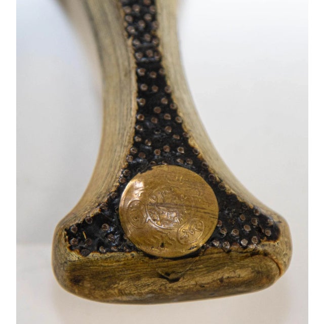 Green Middle Eastern Yemeni Jambiya Arabic Dagger With Belt For Sale - Image 8 of 12