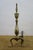 Early 20th Century Antique Brass Cast Iron Colonial Federal Fireplace Hearthware Andiron Fire Dogs For Sale - Image 5 of 18