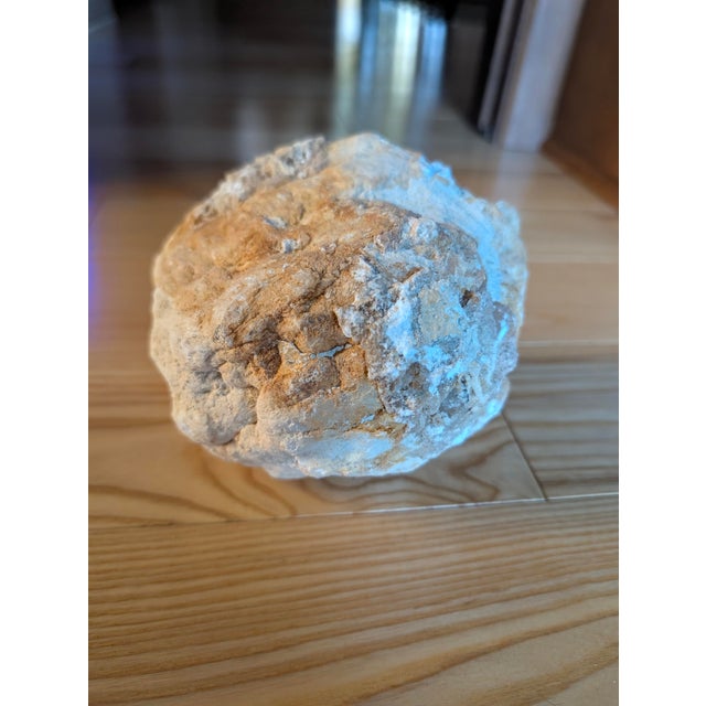 Large White Quartz Crystal Geode Specimen – 5.59 Pounds For Sale - Image 10 of 10