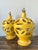 Vintage Glazed Ceramic Cutout Lamps - A Pair For Sale - Image 10 of 12