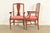Baker Furniture Style Federal Inlaid Mahogany Armchairs, Pair For Sale - Image 11 of 14