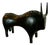 Stylized Bull in Patinated Bronze by José Luis Sanchez Fernandes, Spain, 1960s For Sale
