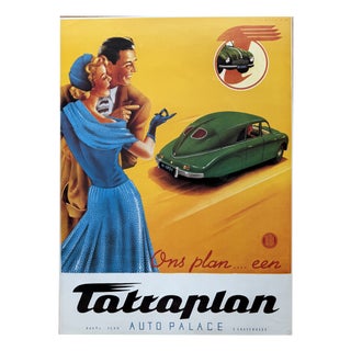 Tatraplan Poster in the style of Jan Laviesm, Holland, 1992 For Sale