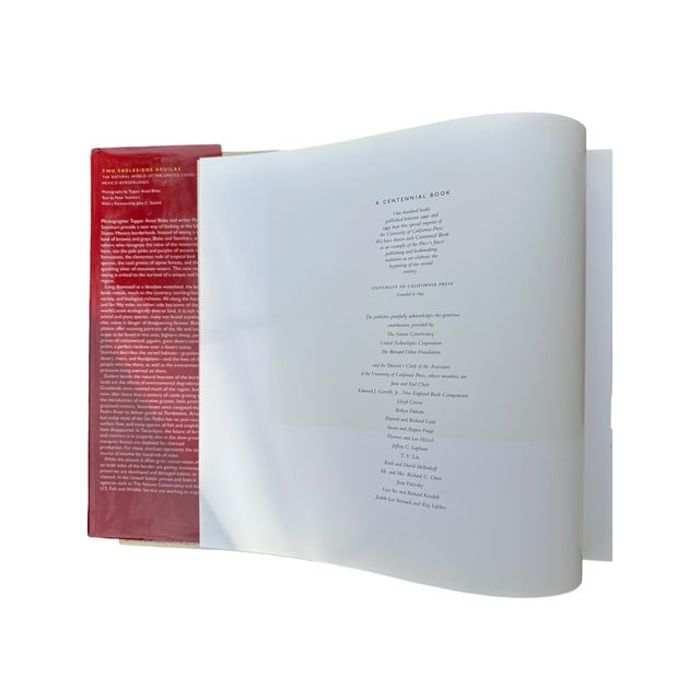 Ansel Adams Vintage Large Centennial Hardcover Coffee Table Photography Book Two Eagles; Dos Aguilas: The Natural World of the United States-Mexico Borderlands For Sale - Image 4 of 12