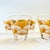Mid Century Gold Fan Shot Glasses - Set of 5 For Sale In San Francisco - Image 6 of 9