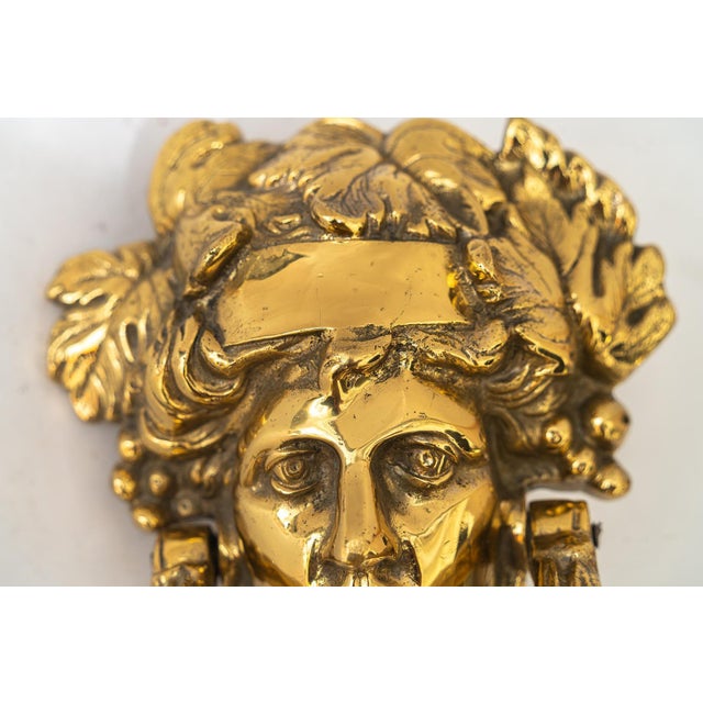 Art Deco Brass Door Knocker, 1920s For Sale - Image 10 of 12